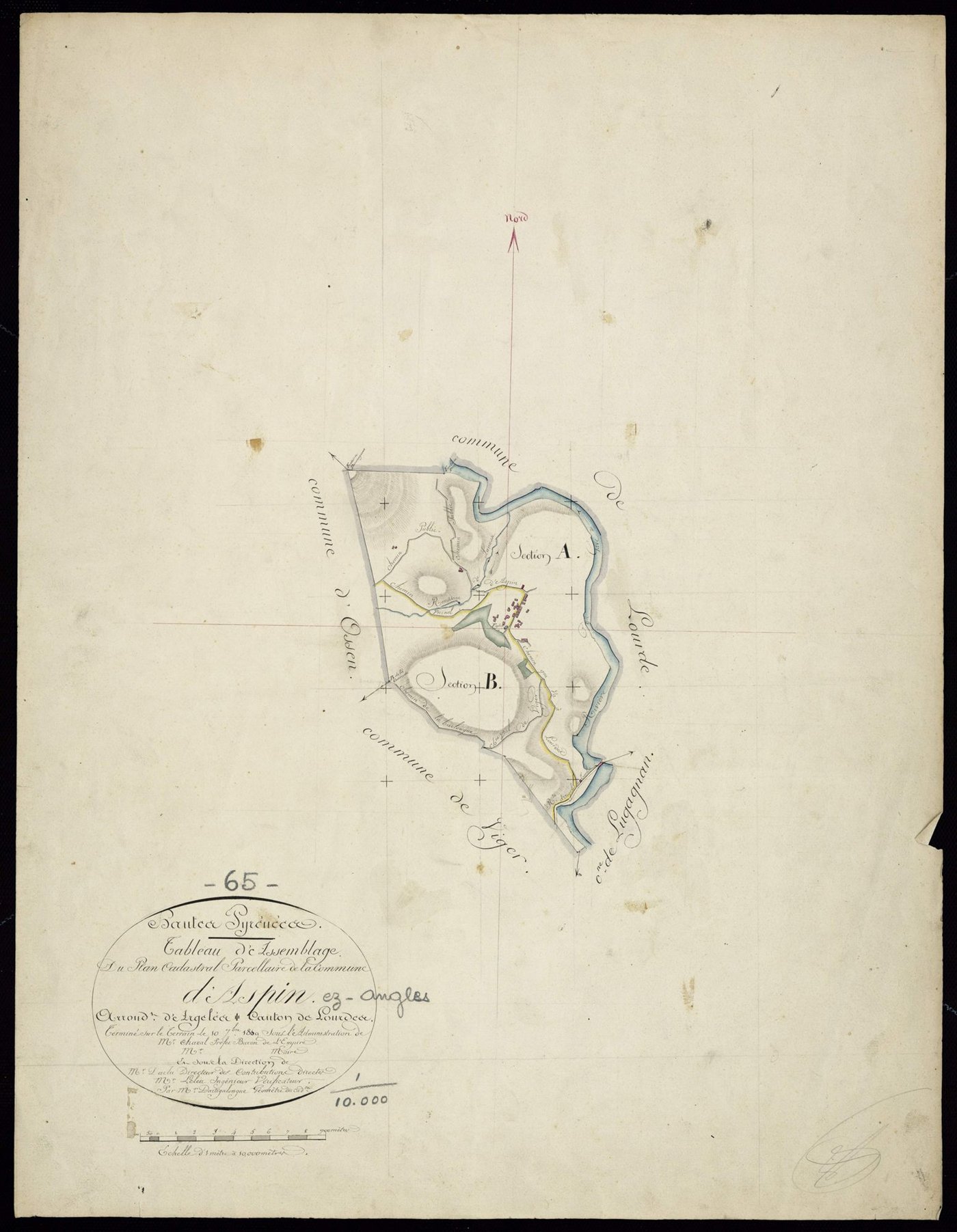Aspin-en-Lavedan - Aspin-en-Lavedan.- Tableau d'assemblage