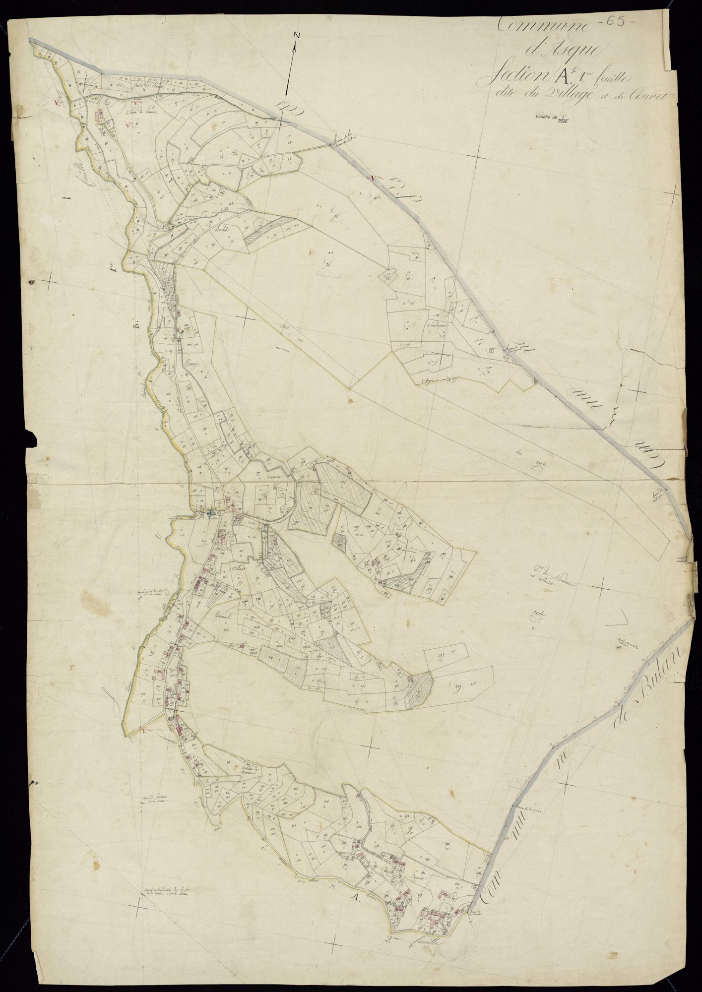Asque - Asque.- Section A, 1re feuille