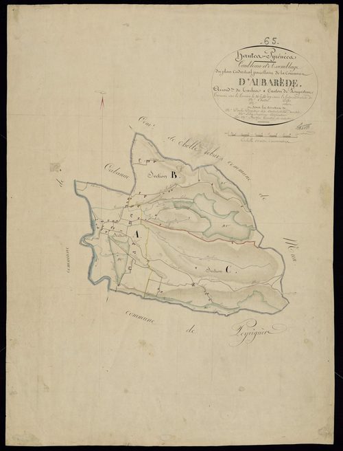 Aubarède - Aubarède.- Tableau d'assemblage