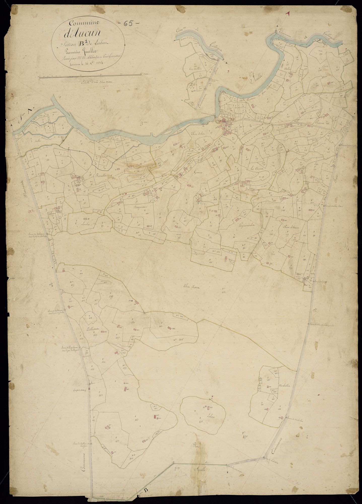Aucun - Aucun.- Section B, 1re feuille