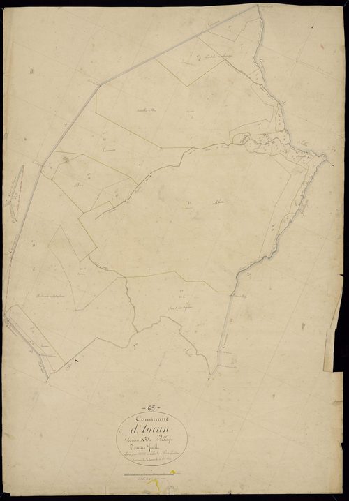 Aucun - Aucun.- Section A, 1re feuille