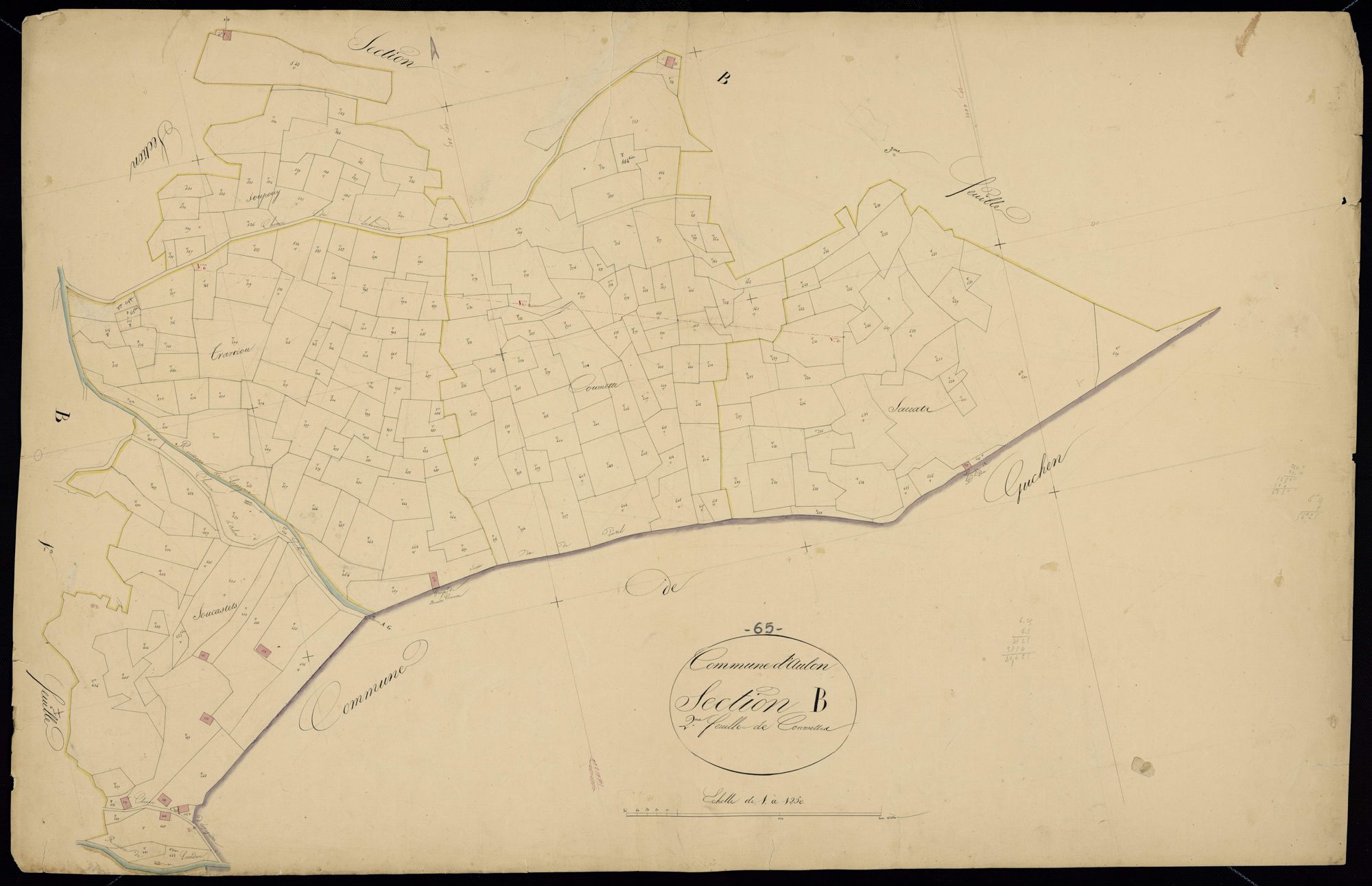 Aulon - Aulon.- Section B, 2e feuille