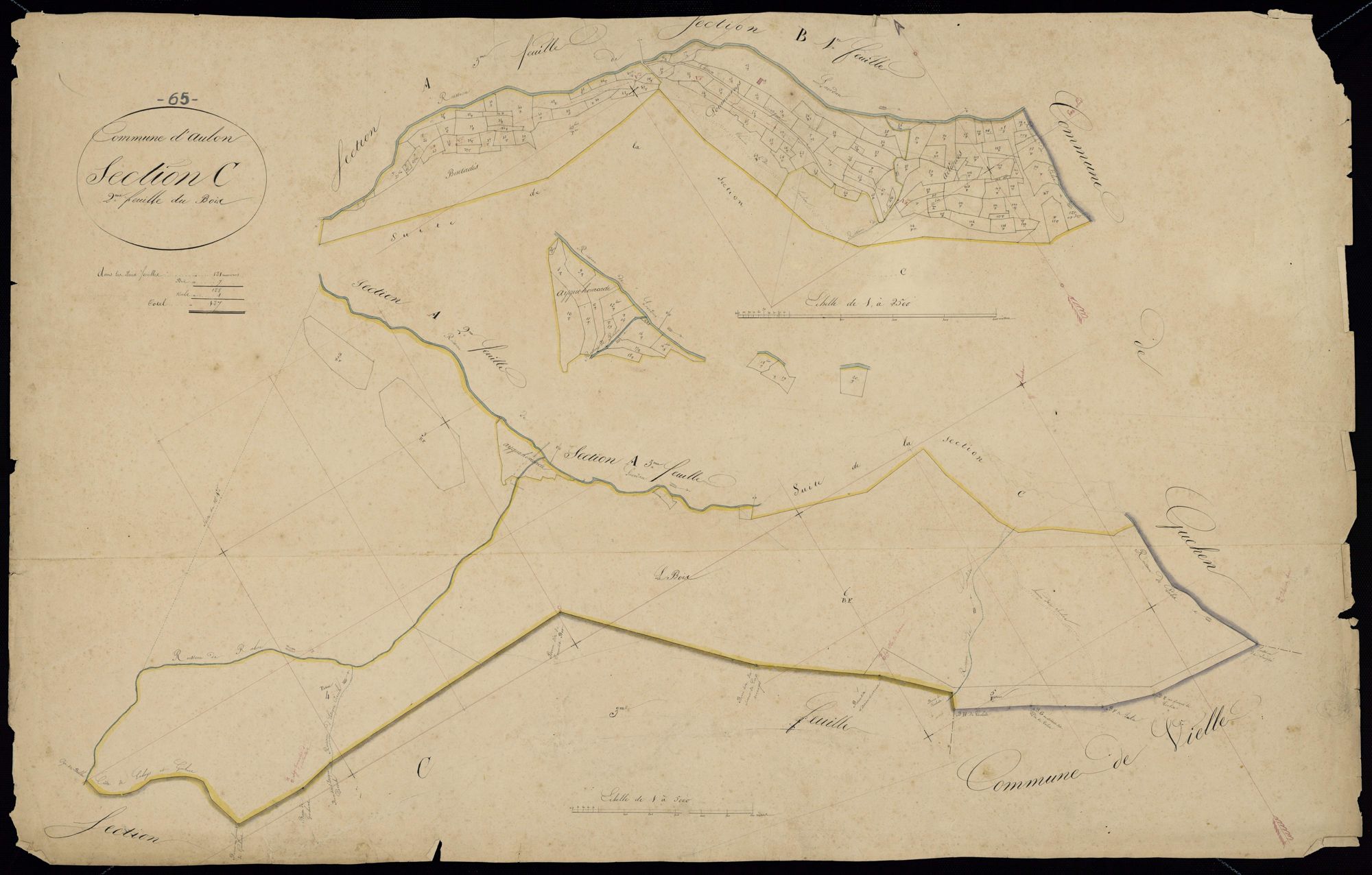 Aulon - Aulon.- Section C, 2e feuille