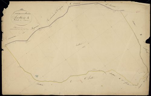 Aulon - Aulon.- Section A, 1re feuille