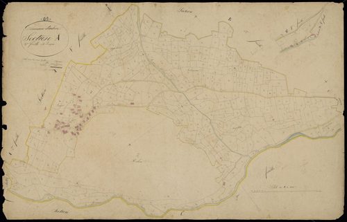 Aulon - Aulon.- Section A, 3e feuille