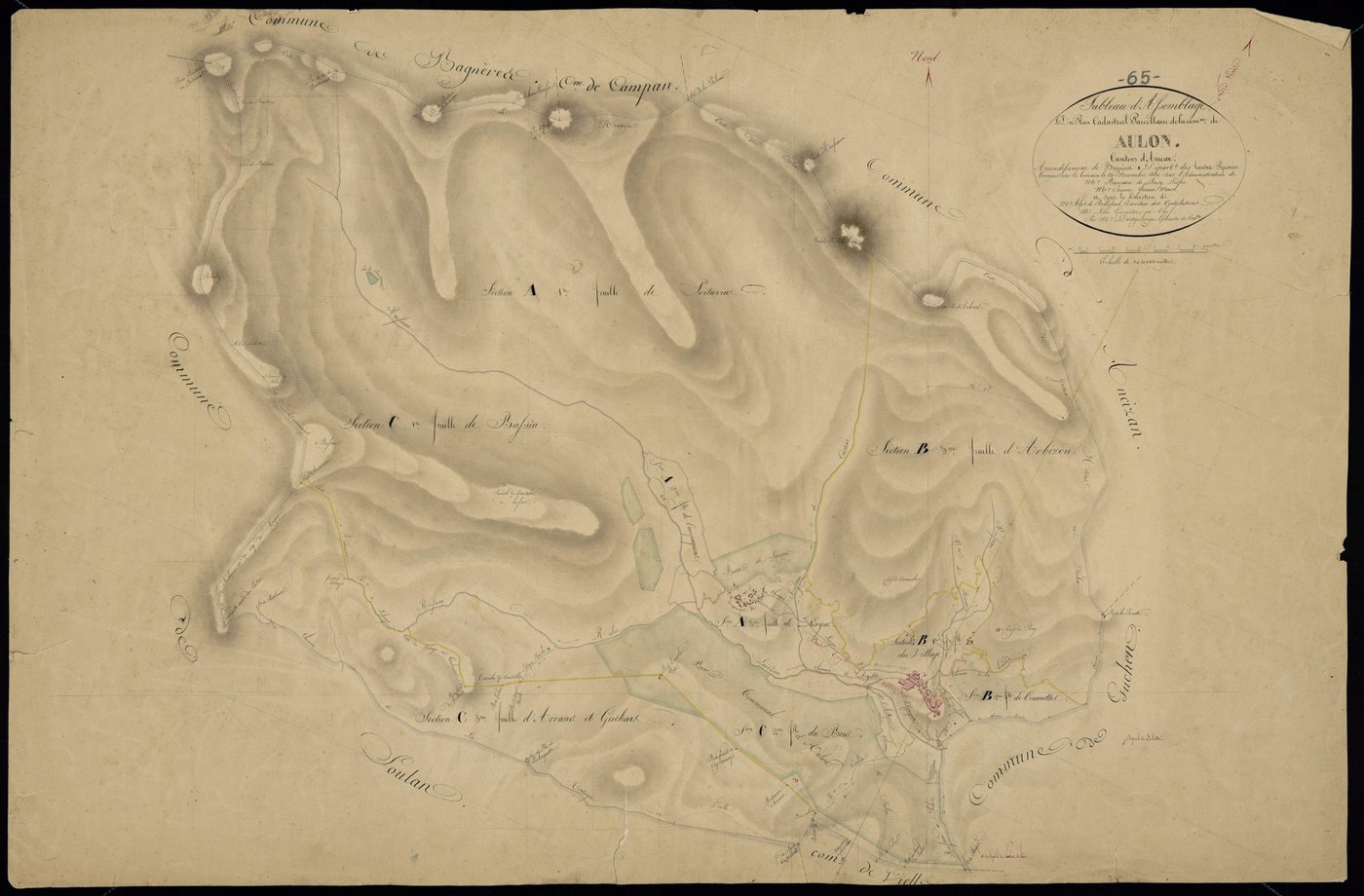 Aulon - Aulon.- Tableau d'assemblage