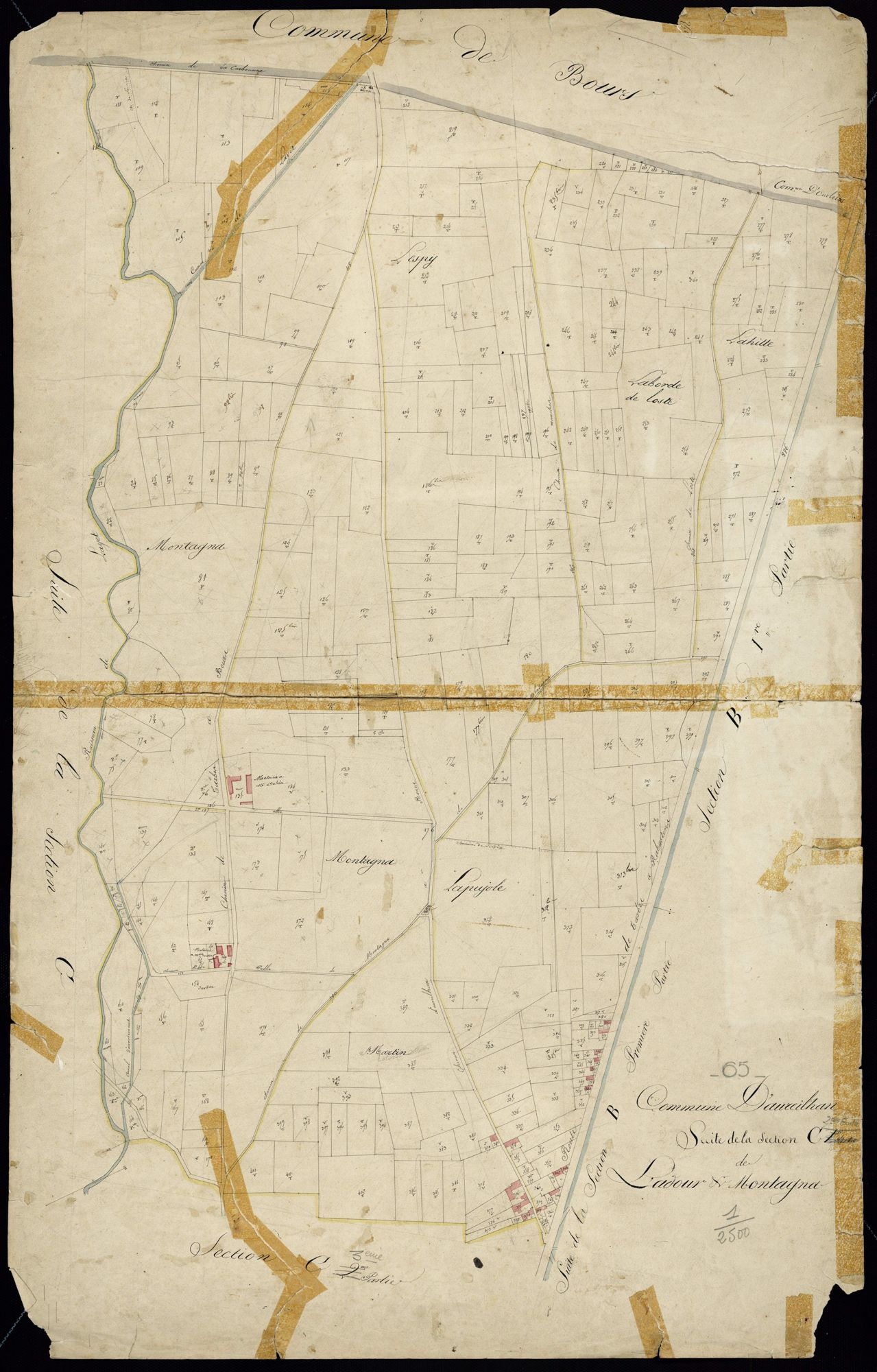 Aureilhan - Aureilhan.- Section C, 2e feuille