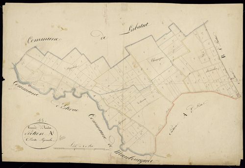 Auriébat - Auriébat.- Section A, 1re feuille