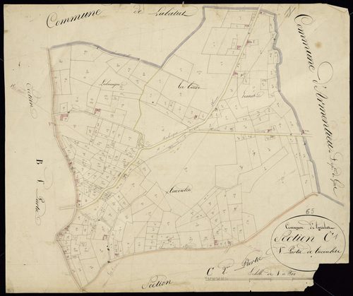 Auriébat - Auriébat.- Section C, 1re feuille