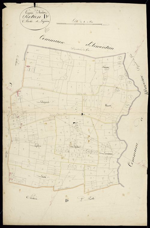 Auriébat - Auriébat.- Section D, 1re feuille