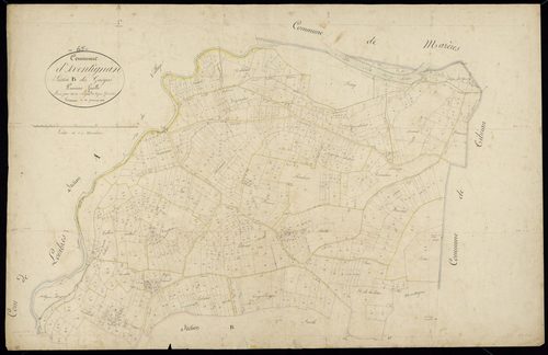 Aventignan - Aventignan.- Section B, 1re feuille
