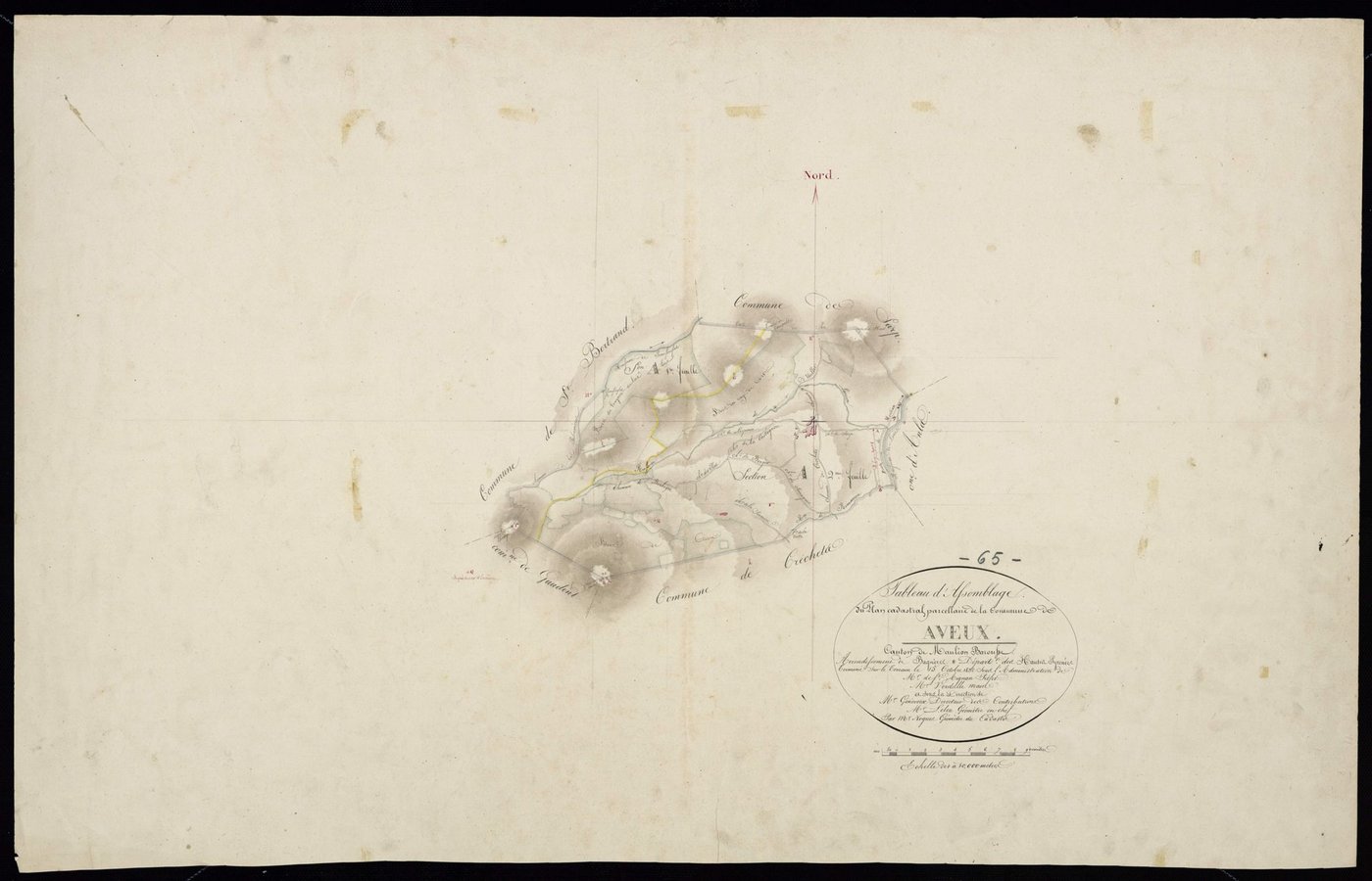 Aveux - Aveux.- Tableau d'assemblage
