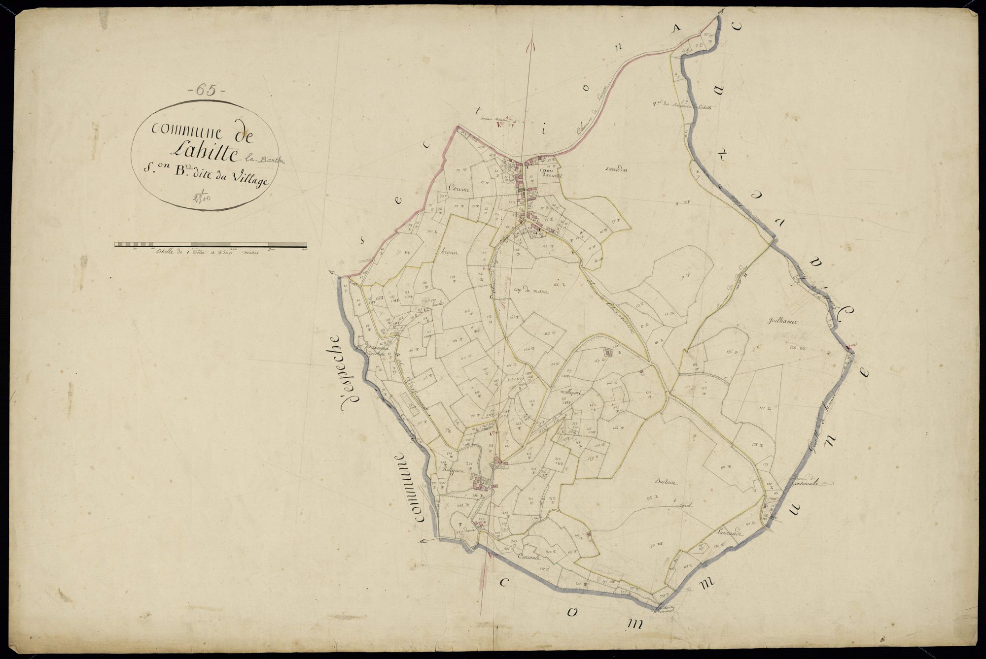 Avezac-Prat-Lahitte - Lahitte-La-Barthe.- Section B