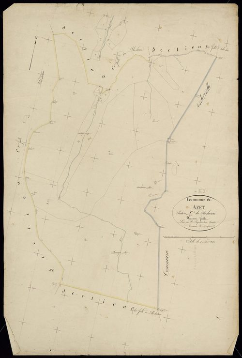 Azet - Azet.- Section C, 2e feuille
