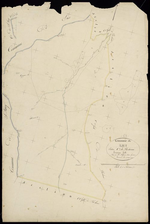 Azet - Azet.- Section C, 3e feuille