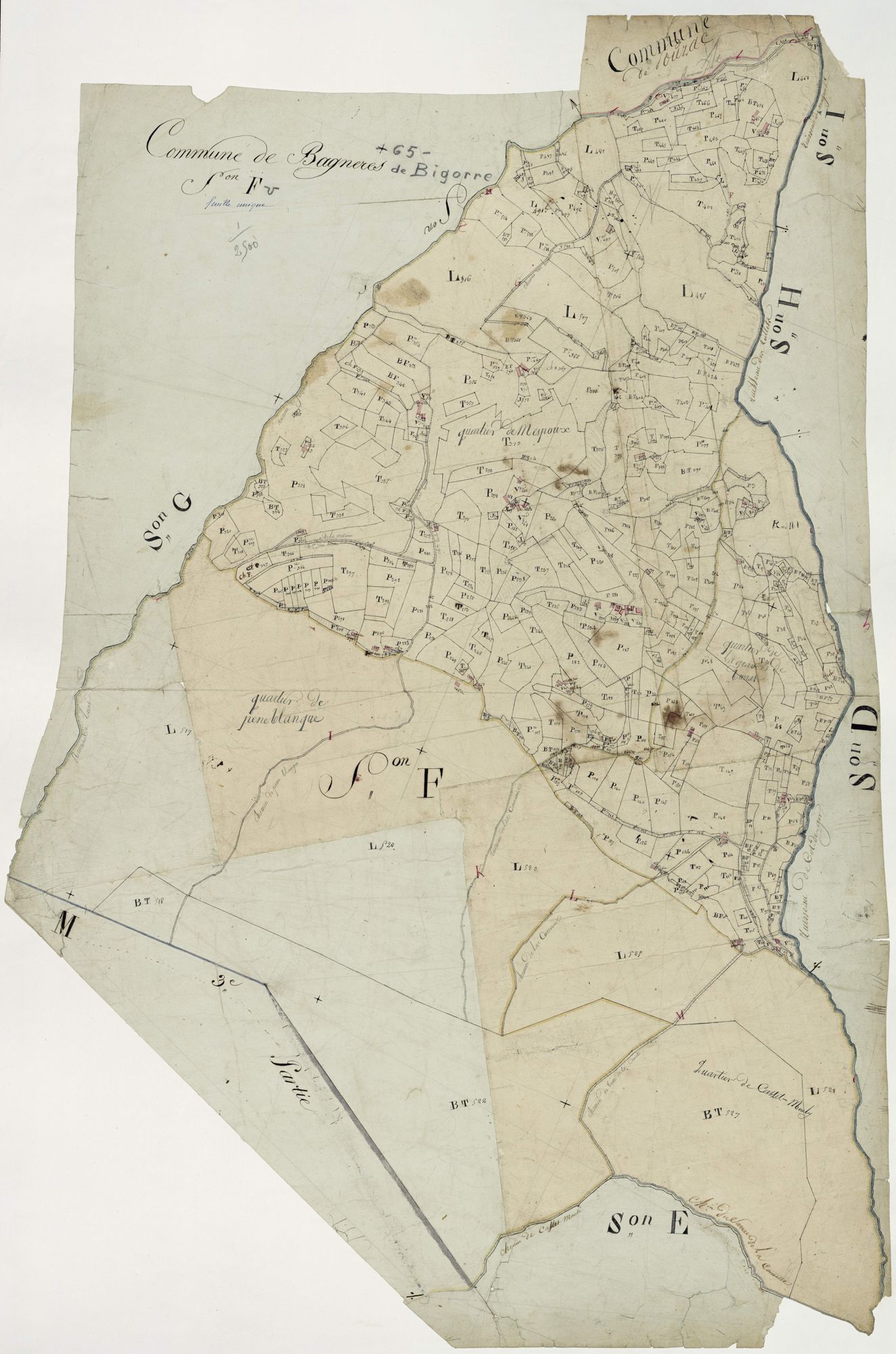 Bagnères-de-Bigorre - Bagnères-de-Bigorre.- Section F
