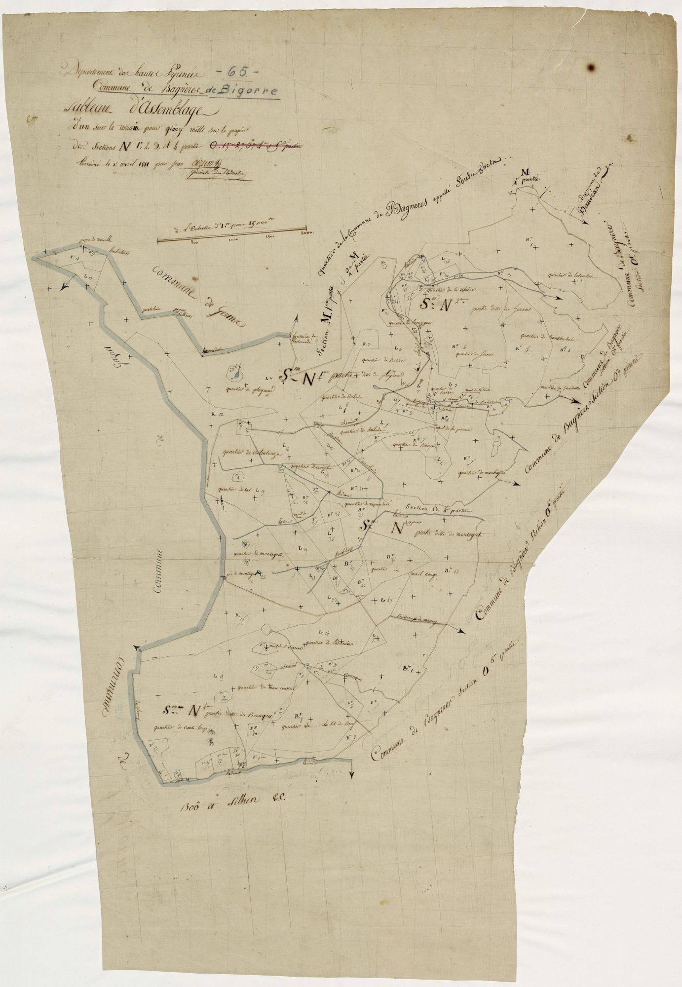 Bagnères-de-Bigorre - Bagnères-de-Bigorre.- Section N, 1re, 2e, 3e et 4e parties