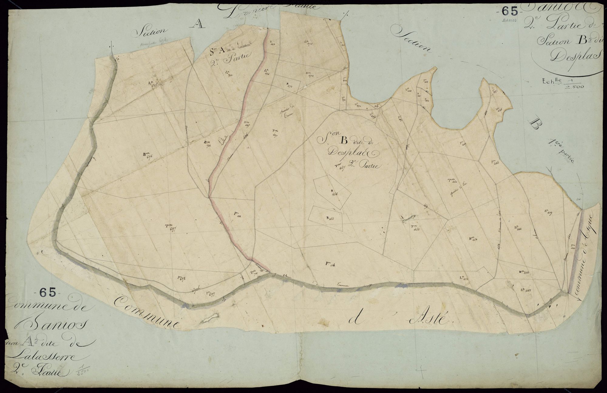 Banios - Banios.- Section A, 2e feuille