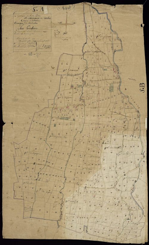 Barbachen - Barbachen.- Section A, 1re feuille