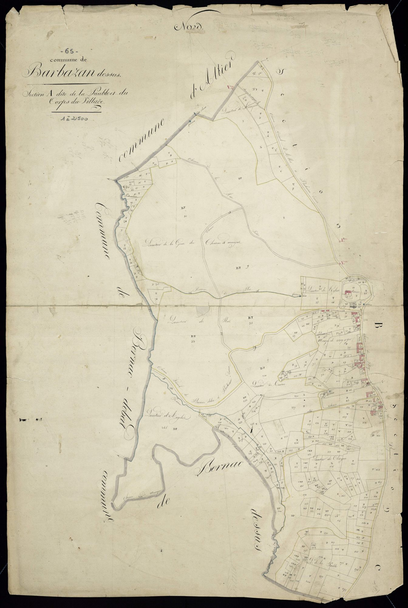 Barbazan-Dessus - Barbazan-Dessus.- Section A