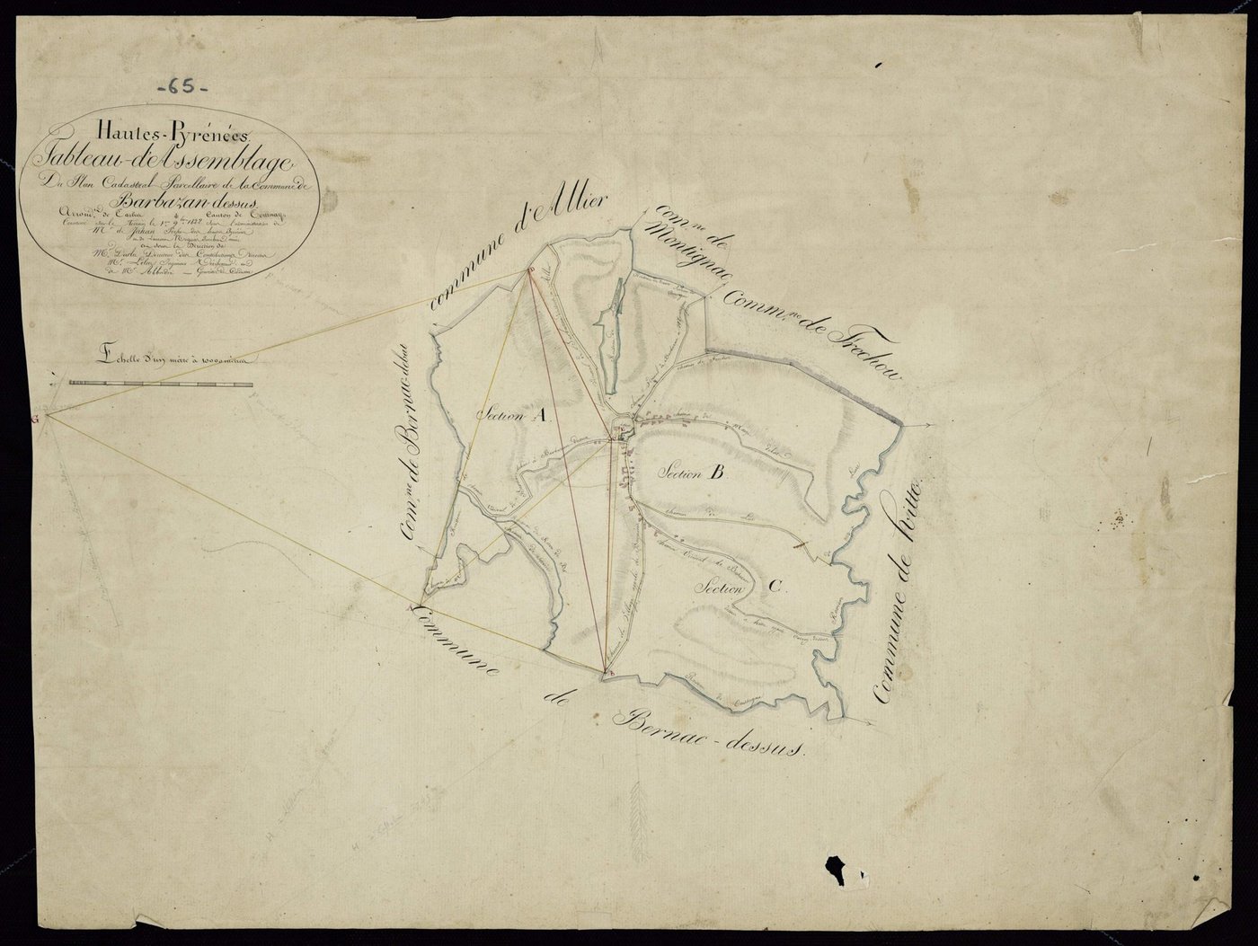Barbazan-Dessus - Barbazan-Dessus.- Tableau d'assemblage