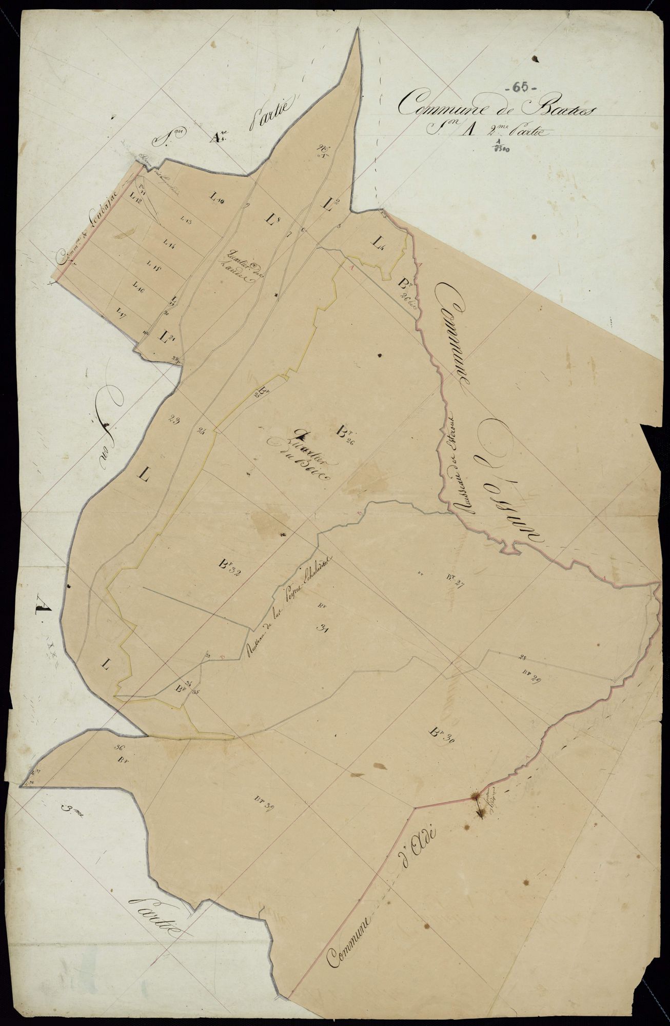 Bartrès - Bartrès.- Section A, 2e feuille