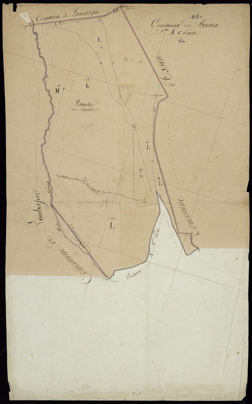 Bartrès - Bartrès.- Section A, 1re feuille