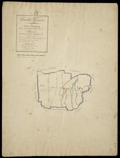 Bazet - Bazet.- Tableau d'assemblage
