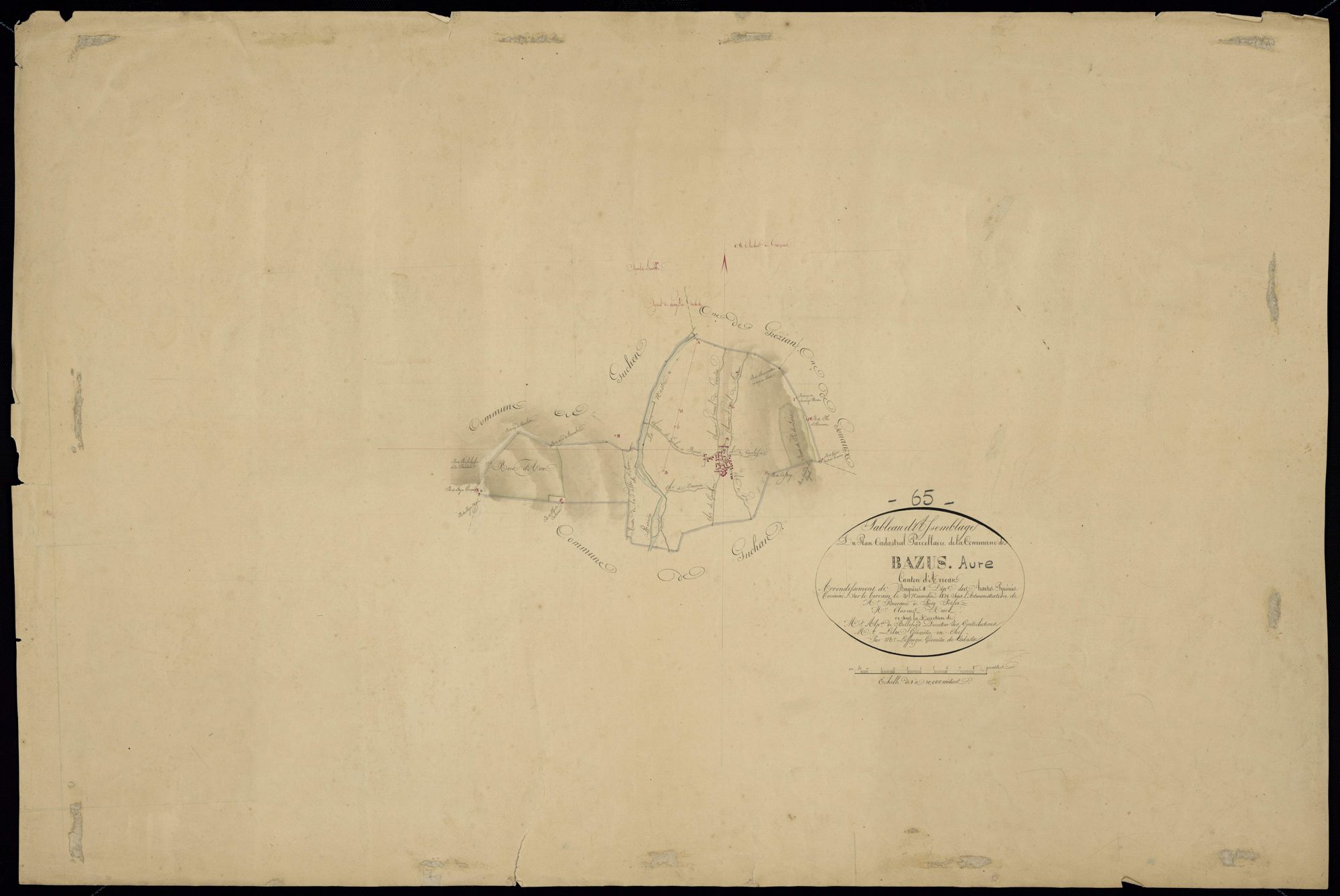 Bazus-Aure - Bazus-Aure.- Tableau d'assemblage