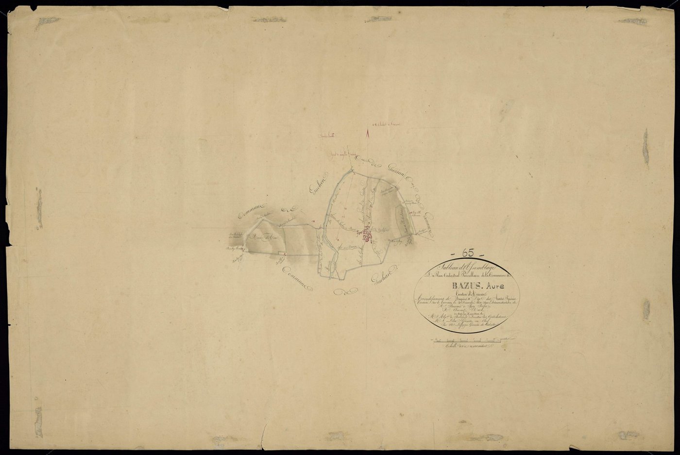 Bazus-Aure - Bazus-Aure.- Tableau d'assemblage