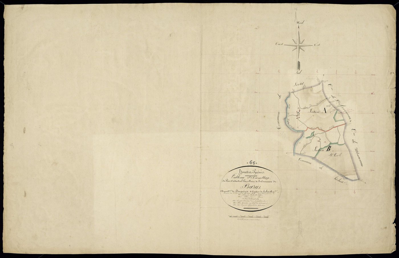 Bazus-Neste - Bazus-Neste.- Tableau d'assemblage