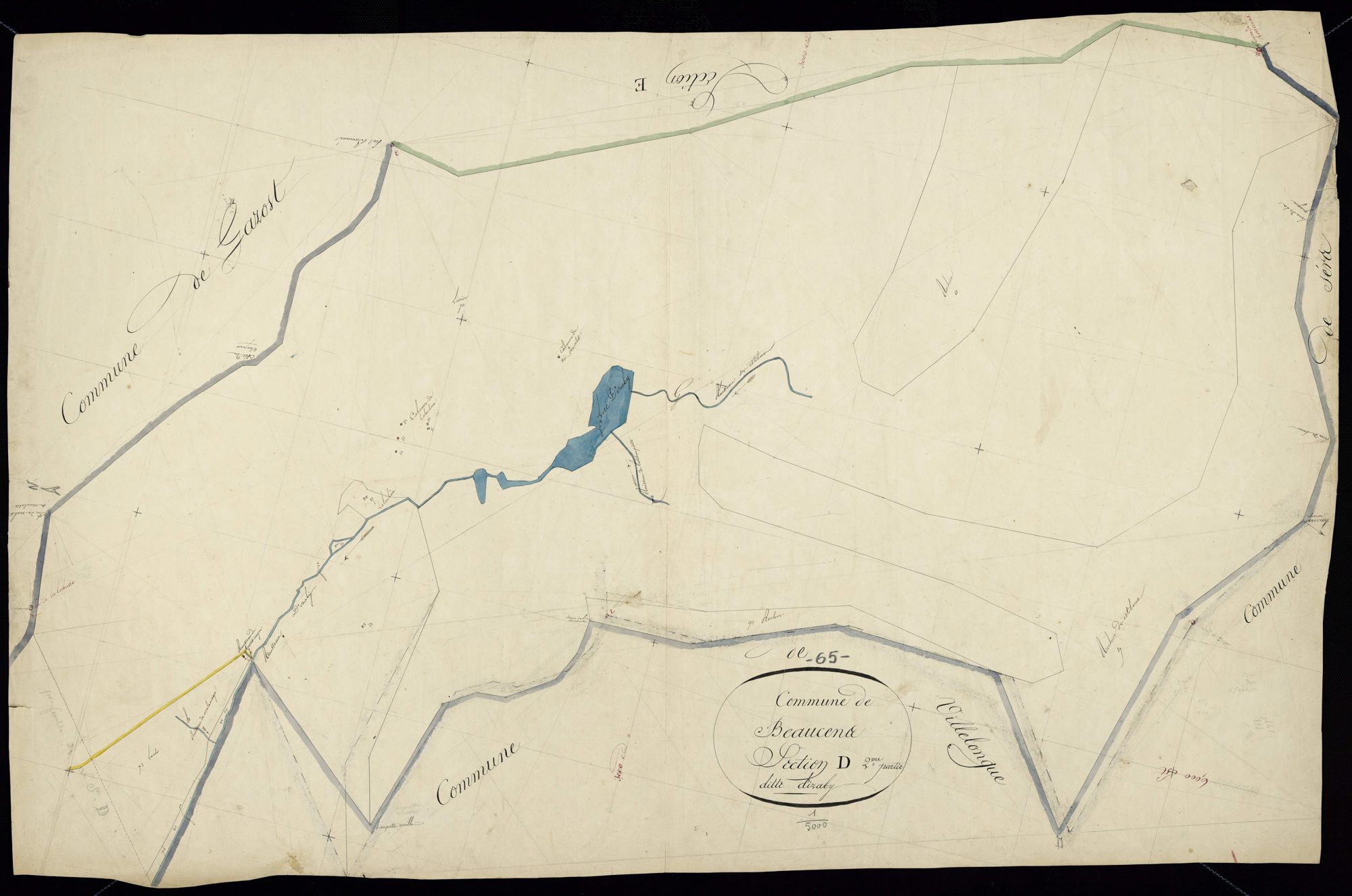 Beaucens - Beaucens.- Section D, 2e partie