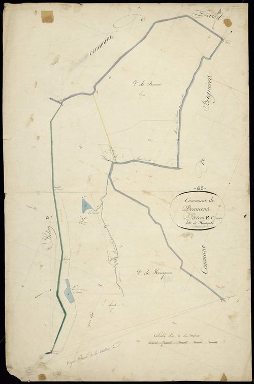 Beaucens - Beaucens.- Section E, 1re partie