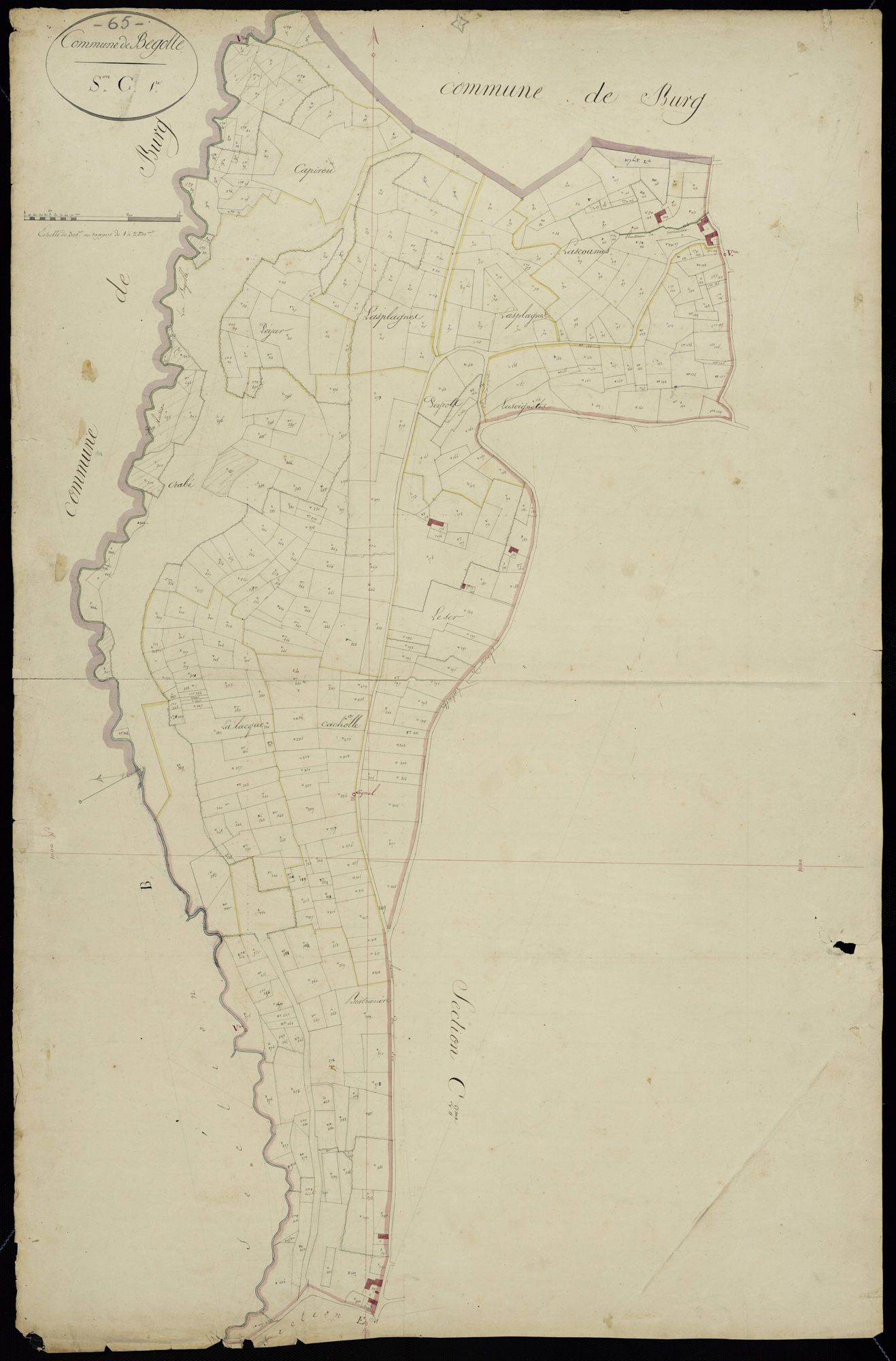 Bégole - Bégole.- Section C, 1re feuille