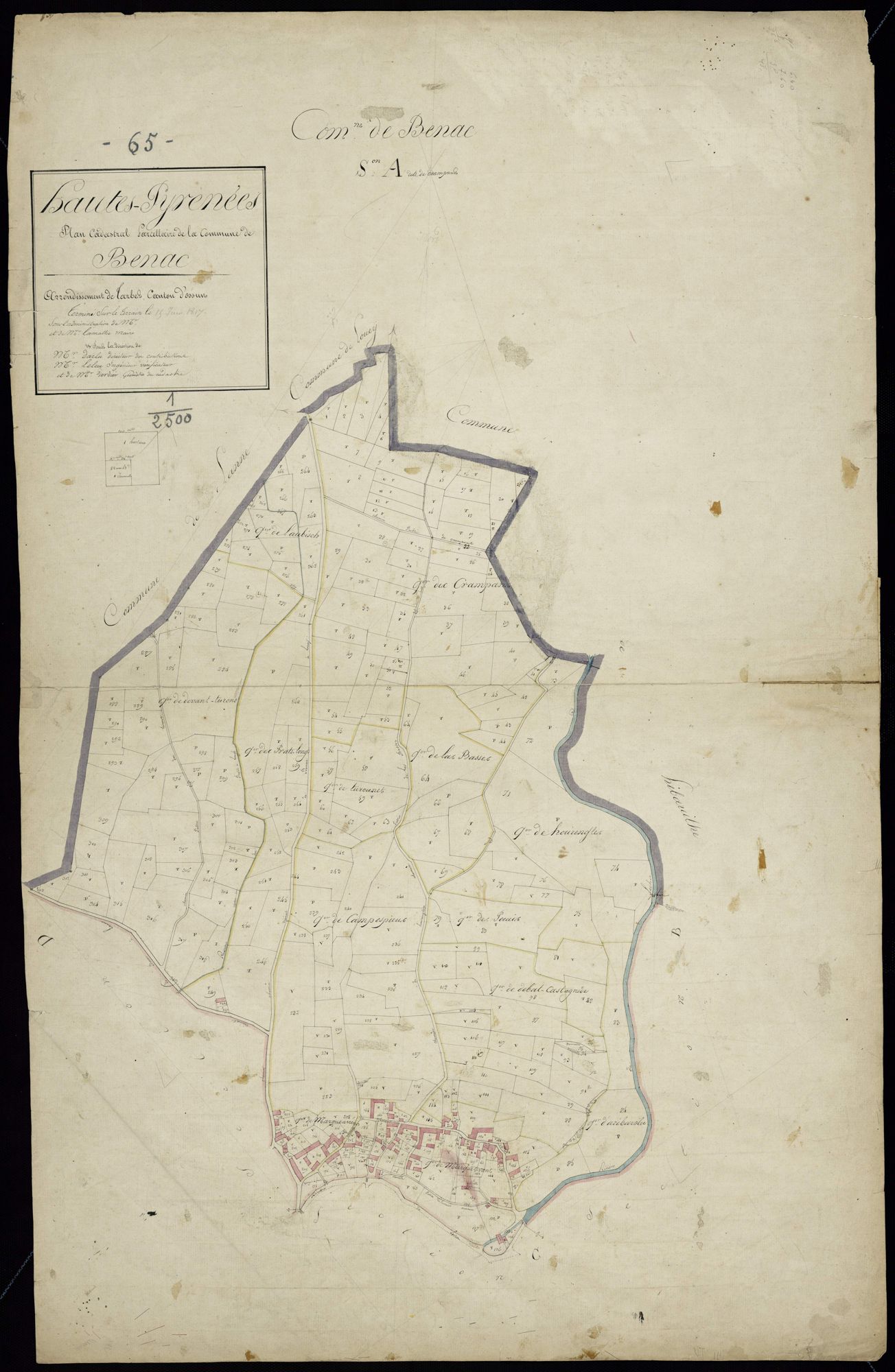 Bénac - Bénac.- Section A