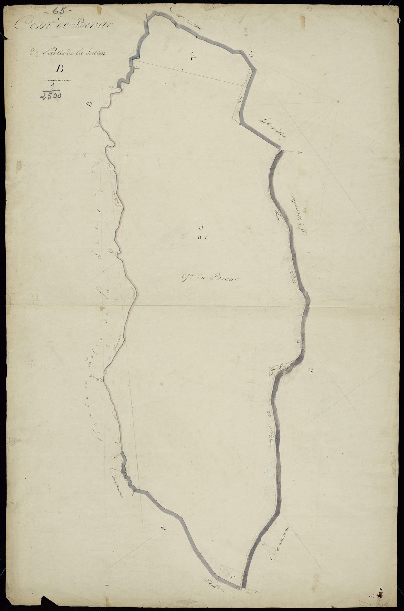 Bénac - Bénac.- Section B, 2e partie