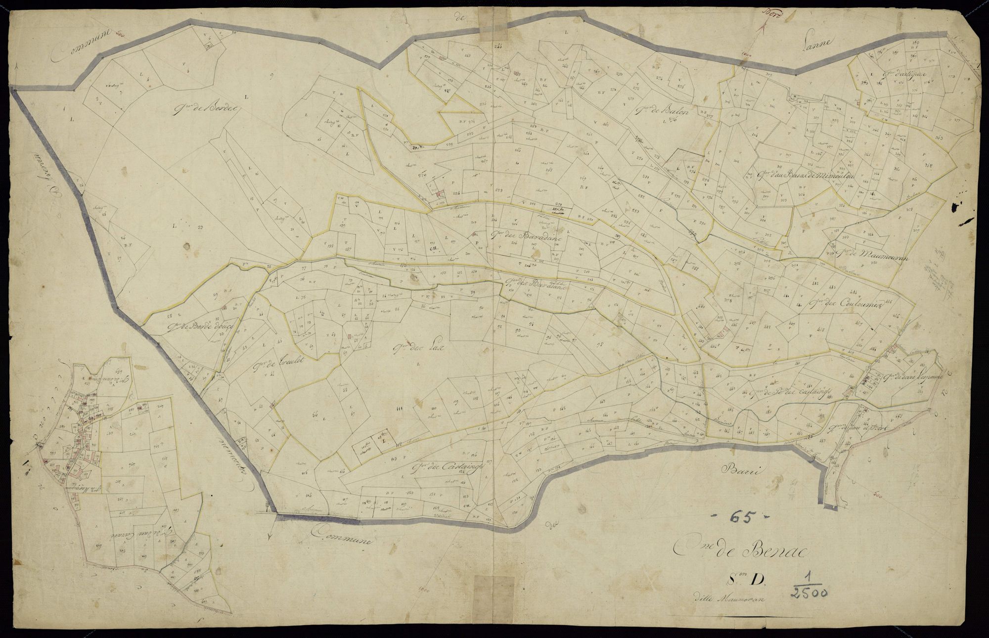 Bénac - Bénac.- Section D