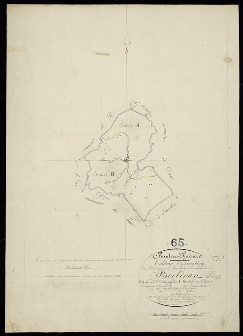 Berbérust-Lias - Berbérust.- Tableau d'assemblage