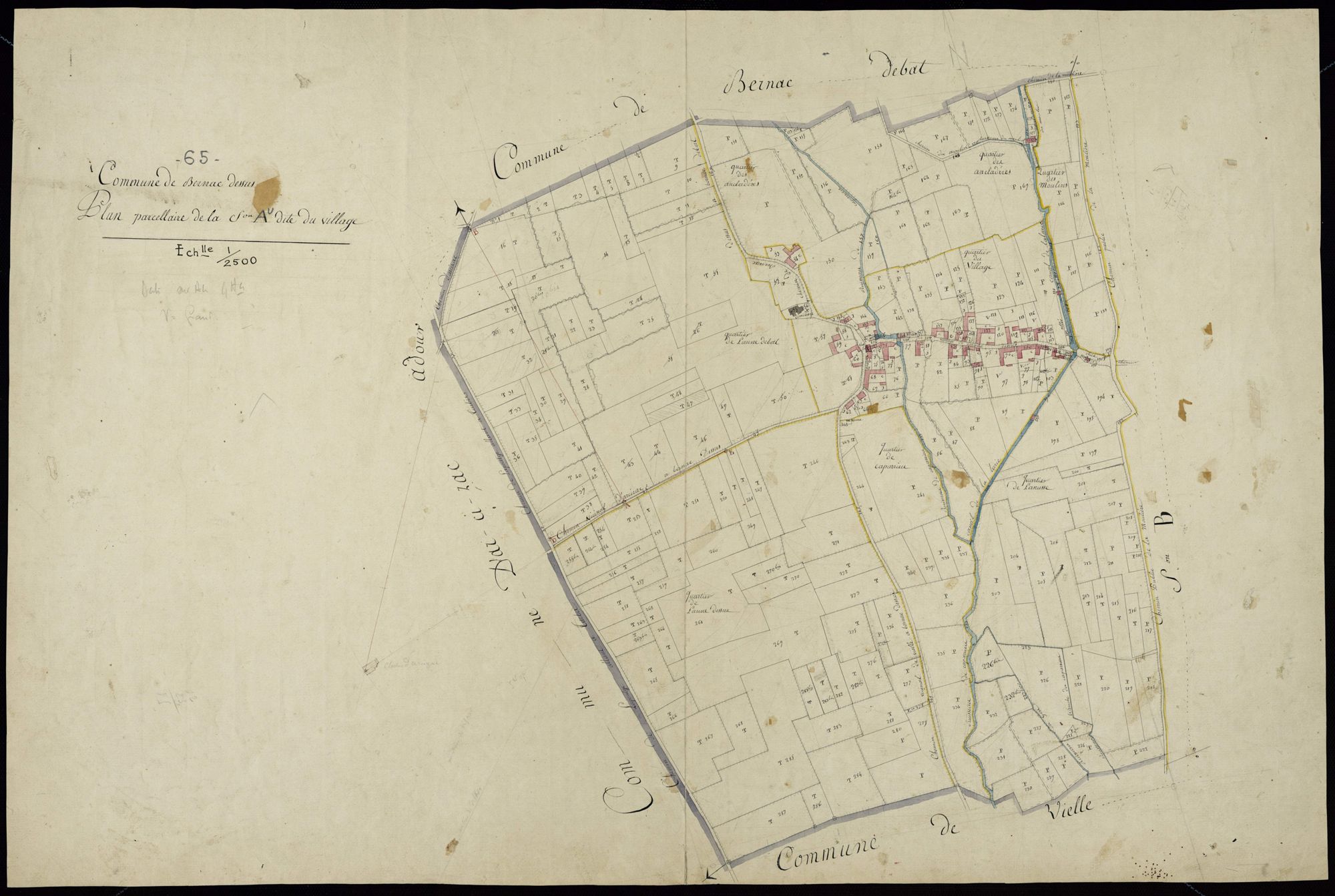 Bernac-Dessus - Bernac-Dessus.- Section A