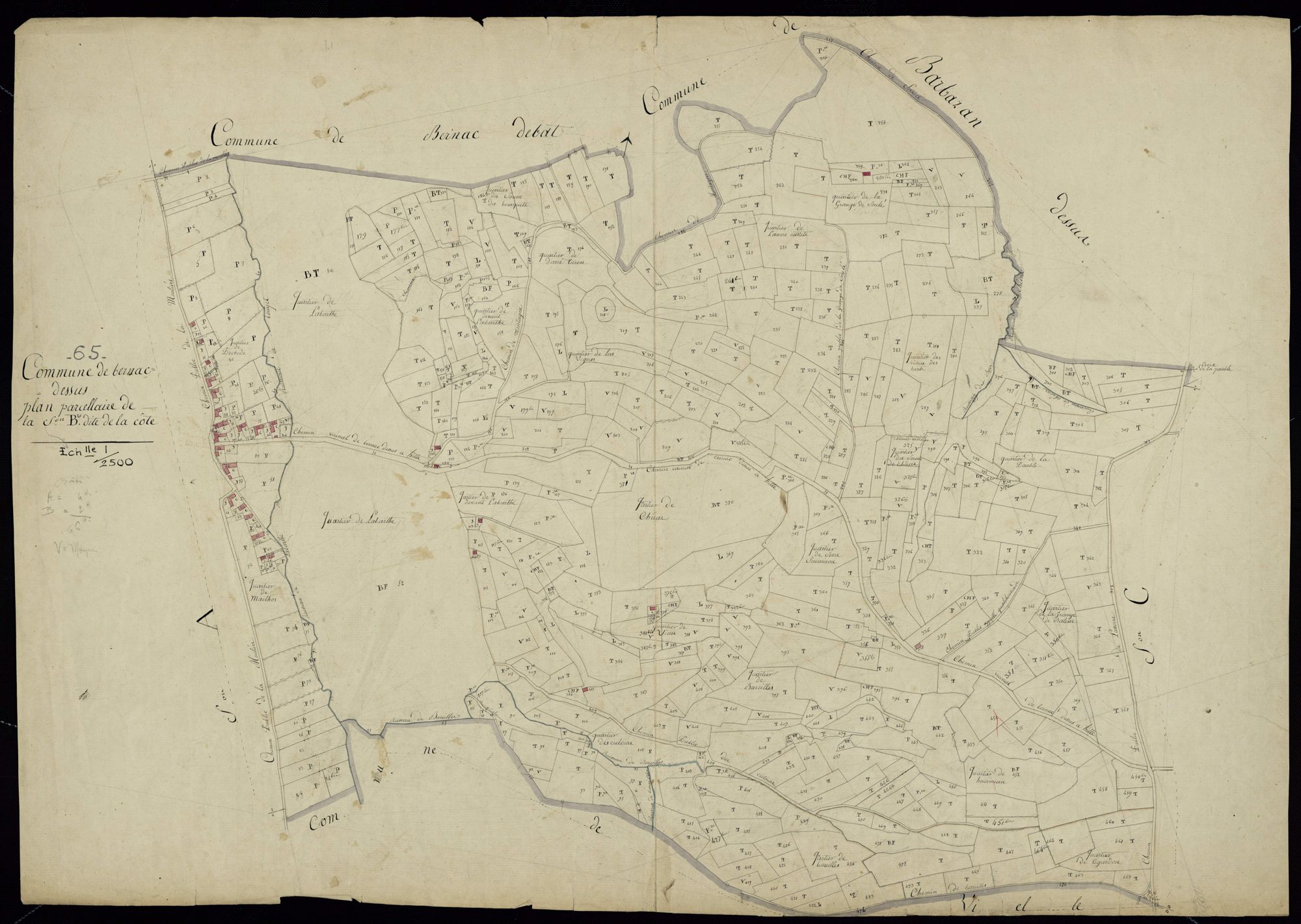Bernac-Dessus - Bernac-Dessus.- Section B