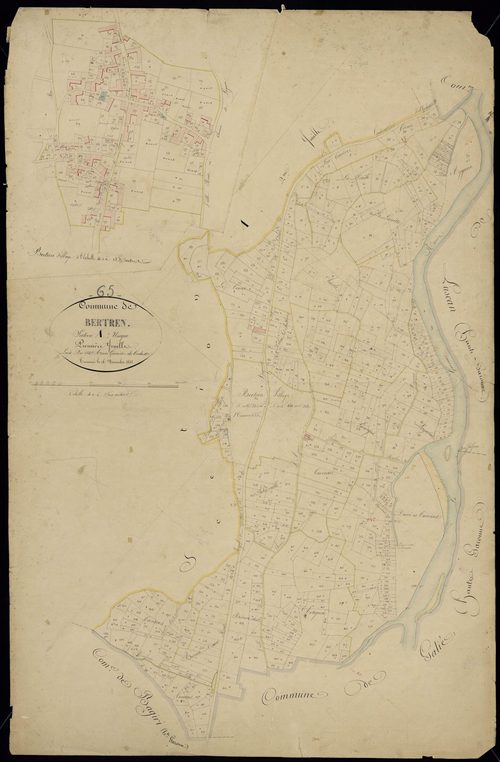 Bertren - Bertren.- Section A, 1re feuille