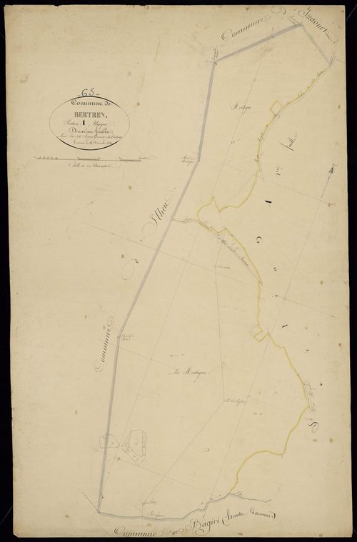 Bertren - Bertren.- Section A, 2e feuille