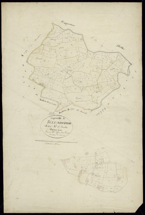 Bize - Bize.- Section A, 2e feuille