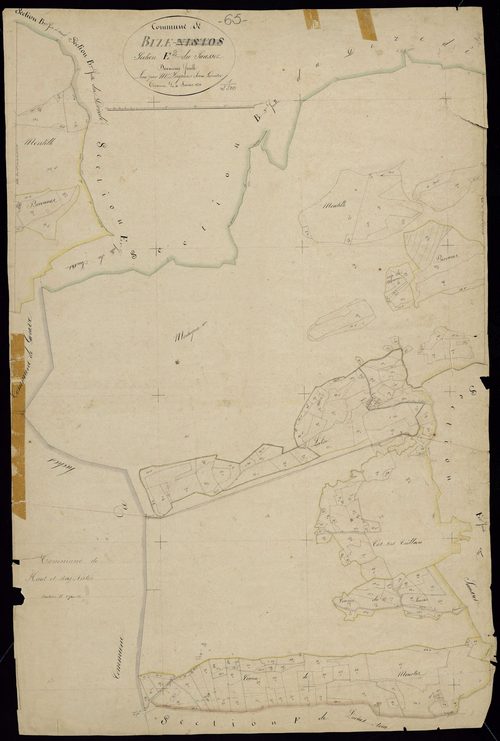 Bize - Bize.- Section E, 2e feuille