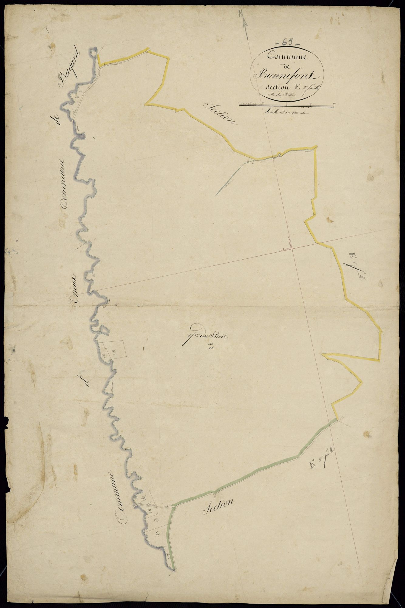Bonnefont - Bonnefont.- Section E, 2e feuille