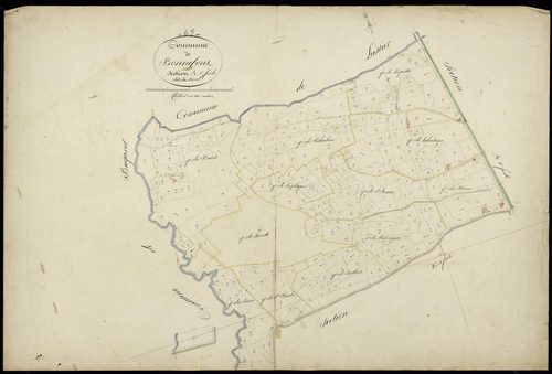 Bonnefont - Bonnefont.- Section A, 1re feuille