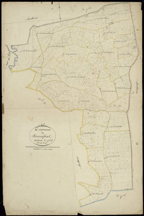 Bonnefont - Bonnefont.- Section E, 1re feuille