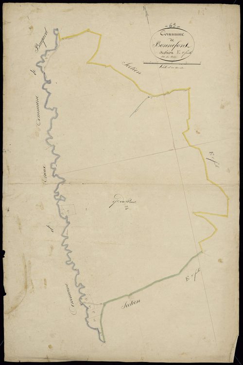 Bonnefont - Bonnefont.- Section E, 2e feuille