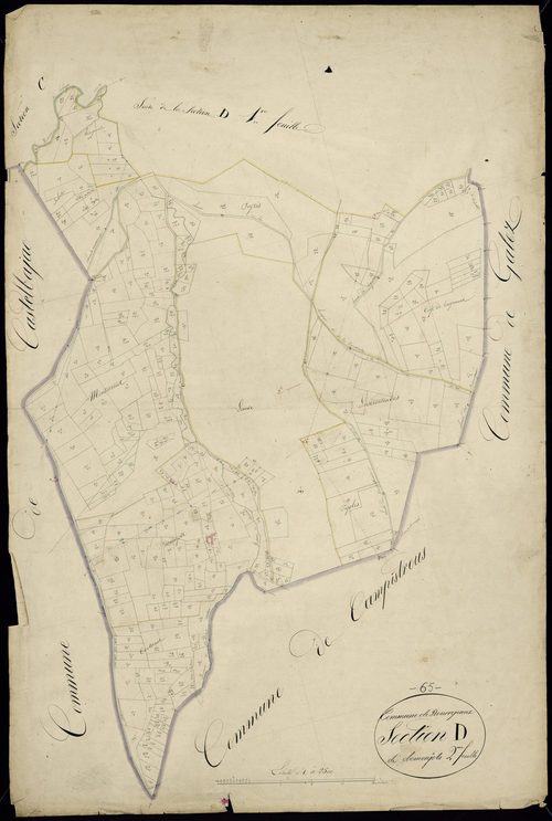 Bonrepos - Bonrepos.- Section D, 2e feuille