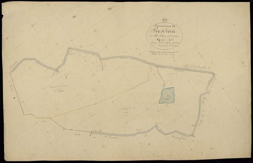 Bordères-Louron - Bordères-Louron.- Section B, 4e feuille